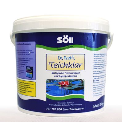 Söll - Dr. Roths TeichKlar 10kg für 200.000 Liter Wasser - 10082 - 80385