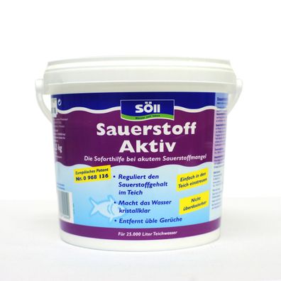 Söll - Sauerstoff Aktiv 2,5kg für 25.000 Liter Wasser - 10404 - 80430