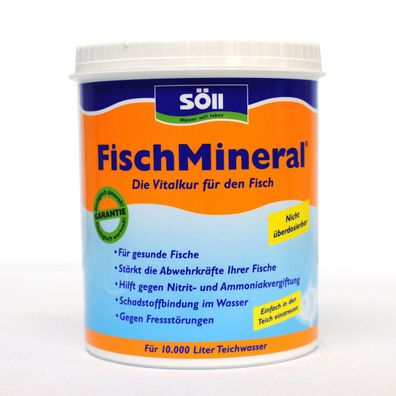 Söll - Fischmineral 1kg für 10.000 Liter Wasser - 10812 - 80478