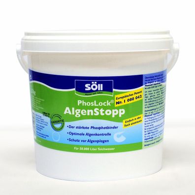Söll - PhosLock AlgenStopp 2,5kg für 50.000 Liter Wasser - 10896 - 80490