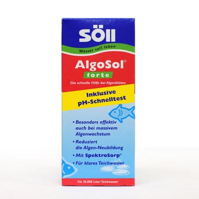 Söll - AlgoSol® forte 500ml für 10.000 Liter Wasser - 11121 - 80535
