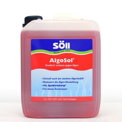 Söll - AlgoSol® 10 Liter für 200.000 Liter Wasser - 11160 - 80536