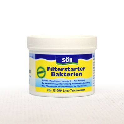 Söll - Filter-Starter-Bakterien 100g für 15.000 Liter Wasser - 11602 - 80587