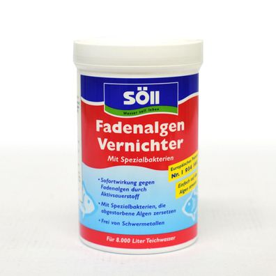 Söll - Fadenalgen-Vernichter 250g für 8.000 Liter Wasser - 11607 - 80591