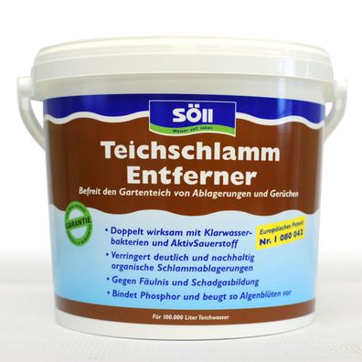 Söll - Teichschlamm-Entferner 5kg für 100.000 Liter Wasser - 11786 - 80637