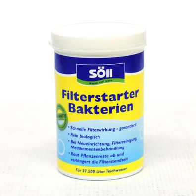 Söll - Filter-Starter-Bakterien 250g für 37.500 Liter Wasser - 14424 - 81439