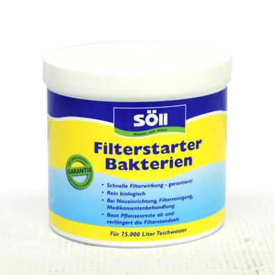 Söll - Filter-Starter-Bakterien 500g für 75.000 Liter Wasser - 14432 - 81441