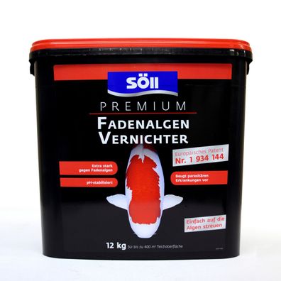 Söll - Premium Fadenalgen-Vernichter 12kg für 120.000 Liter Wasser - 15472 - 81888