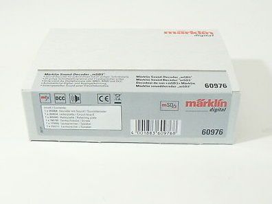 Märklin H0 60976, Sound Decoder mSD3 (Diesellok), MTC/21pol (mfx/ DCC/ MM), neu