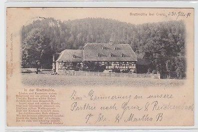 62911 Reim Ak Brettmühle bei Greiz 1898