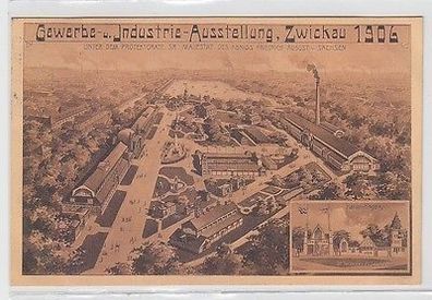63124 Ak Zwickau Gewerbe- und Industrie Ausstellung 1906