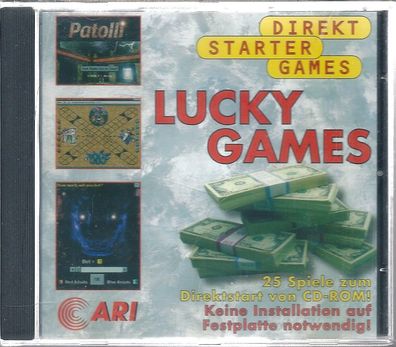 Lucky Games - 25 Direkt Starter Games für Windows 3.11 + 95