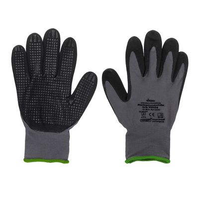 Handschuhe Montagehandschuhe Arbeitshandschuhe Grip Nylon Nitril M - XXXL (8-12)
