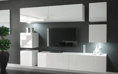 Lima N65 Möbel für Wohnzimmer Wohnwand Mediawand Schrankwand Wohnschrank