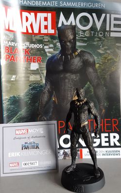 MARVEL MOVIE Collection #72 Black Panther Killmonger Figurine Eaglemoss deut. Magazin