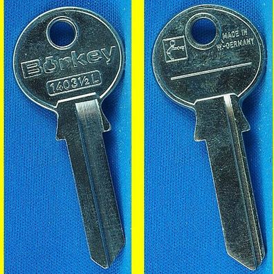 Schlüsselrohling Börkey 1403 1/2 L für verschiedene Abus, SUL Vorhängeschlösser