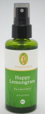 Primavera Bio Raumspray Happy Lemongrass 50ml frisch zitronig 100% naturrein