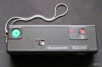 PORST Blitzpocket 500 EE Flash Kamera Schwarz inkl. Originale Tasche