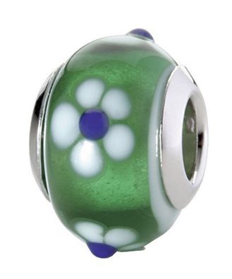 CEM Glasbeads Drops Beads Glaskugel 925/ Silber CD774