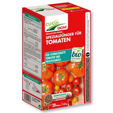 Cuxin Tomatendünger 1,5 kg Gemüsedünger Kaliumdünger Langzeitwirkung