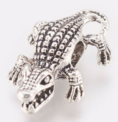 Charms Krokodil Anhänger 3D für Bettelarmband