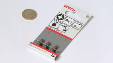 BOSCH Pozidriv-Bit PZ1x25