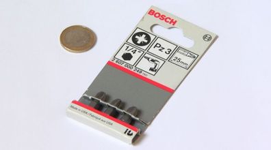 BOSCH Pozidriv-Bit PZ3x25