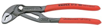 KNIPEX 8701180 Cobra, HiTech-Wasserpumpenzange, 180 mm