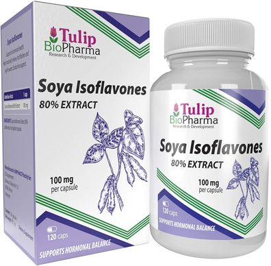 SOYA Isoflavones 80% Extract 120 Capsules