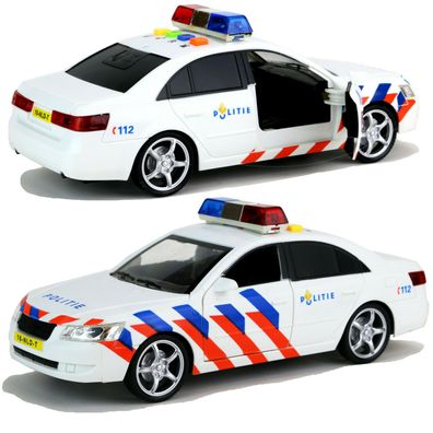 XL niederländische Polizei Modellauto Holland Spielzeug Auto Licht & Sound 25cm