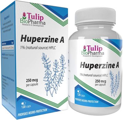 Huperzine A 250 mcg 120 Capsules Tulip Biopharma