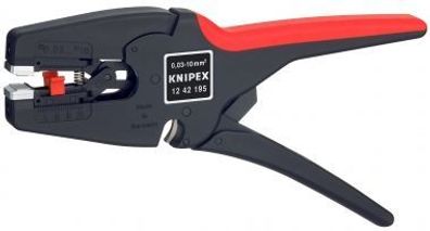 KNIPEX 1242195 Multistrip 10, selbstanpassende Universal-Abisolierzange, 195 mm