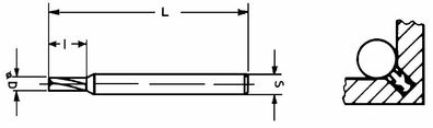 FAMAG 3107 Dichtungs-Nutfräser VHM 3x8x65