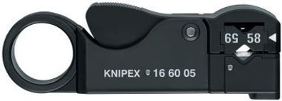 KNIPEX 166005 SB Koax-Abisolierwerkzeug 105mm