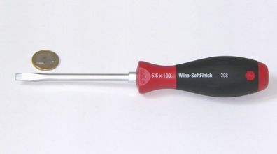 WIHA SoftFinish 308 Schlitz-Schraubendreher SC5,5x100
