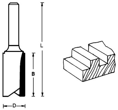 FAMAG 3107 Nutfräser 12x32x63