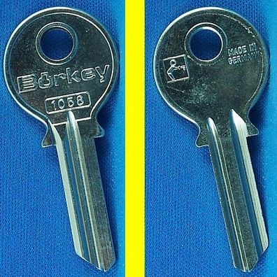 Schlüsselrohling Börkey 1058 für verschiedene Prefer - Möbelzylinder, Stahlschränke