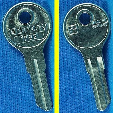 Schlüsselrohling Börkey 1782 für Burgwächter Nr. 1245 100 F, Dirak / Seilschlösser +