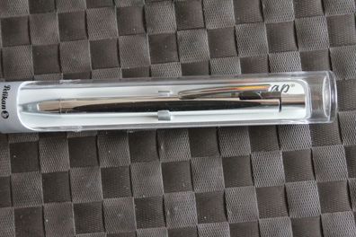 Pelikan Kugelschreiber "Snap" Kugelschreiber K10; silber/ schwarz, in Geschenkverp.