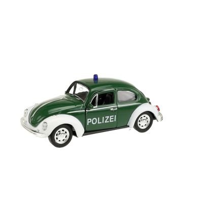 WELLY Modellauto Volkswagen Käfer Polizei (DE) Spielzeugauto Sammelauto Police