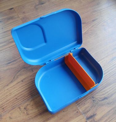 Vesper Brotbox aus 100% Zuckerrohr und Mineralien, plastikfrei, blau 55856m NEU