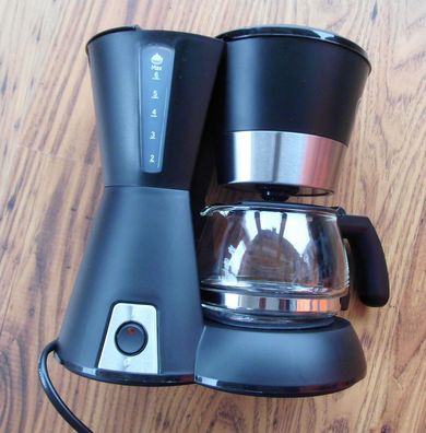 Kaffeemaschine schwarz 12 V ca. 5 Tassen 170 Watt abwaschbarer Filter 91862r NEU