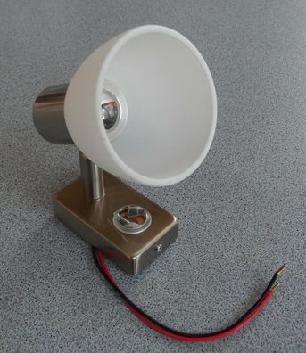 Leuchte Spot LED Lampe schwenkbar chrom Touch - Schalter 12 V 3 W NEU