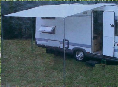 Sonnendach C 5 Vordach grau 400 x 240 cm für Kederschiene Sonnensegel 90024r4 NEU