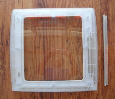Ersatzhaube für Omnistor Thule 40 x 40 klar Omni Vent Dachluke 91516m NEU