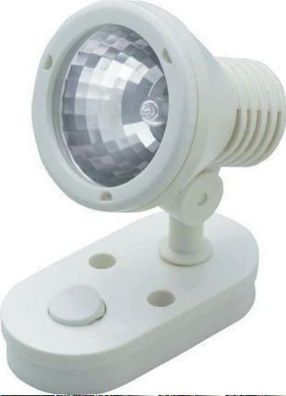 Leuchte Lampe Mini Spot cremeweiß 12 V Aufbauspot 10 W Halogen 162970b NEU