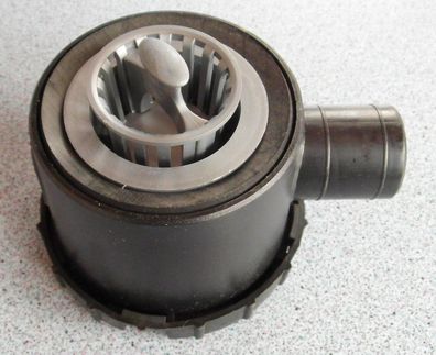 Siphon schwarz mit 1 Zugang u. Restesieb 39 mm Ablauf Rohrsystem Reich 300f237-3 NEU