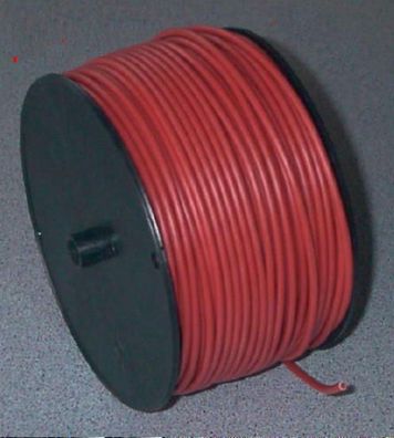 Kabel KFZ 1 Meter flexibel 2,5 mm2 rot NEU