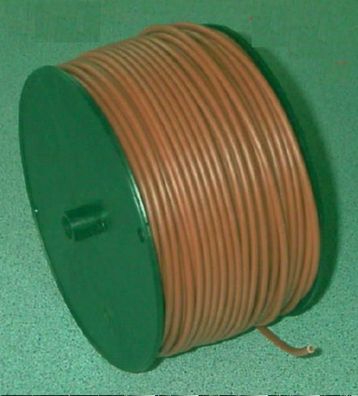 Kabel KFZ 1 Meter flexibel 2,5 mm2, braun Neu
