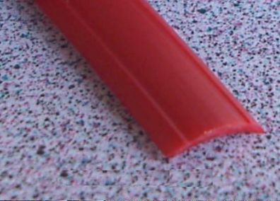 Gummiprofil 12mm 24m für Schiene Profil Leistenfüller rot 171170b NEU